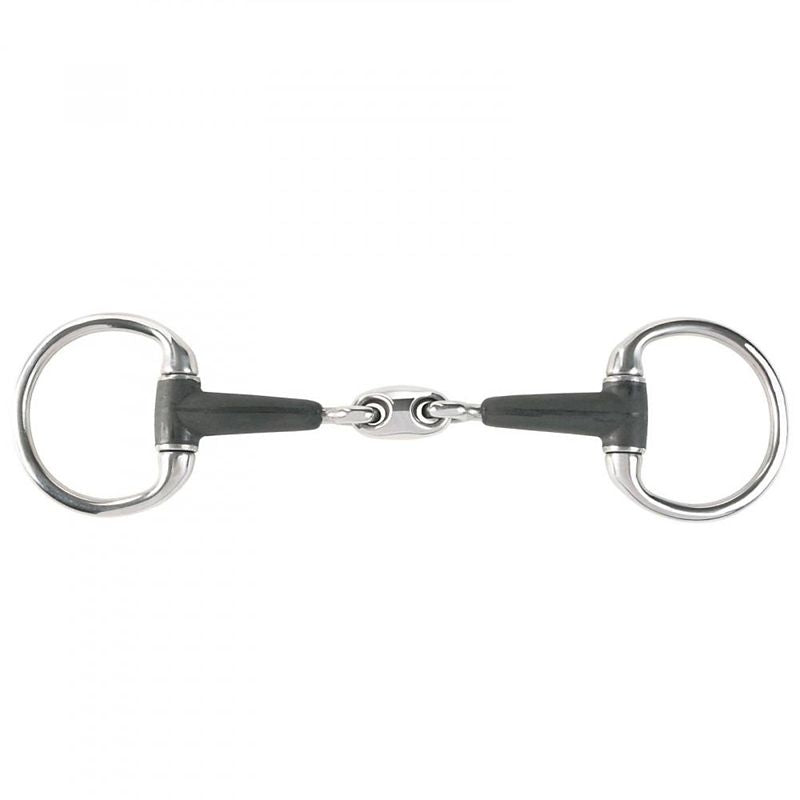 Horze Rubber Oval Link Eggbutt Snaffle Bit