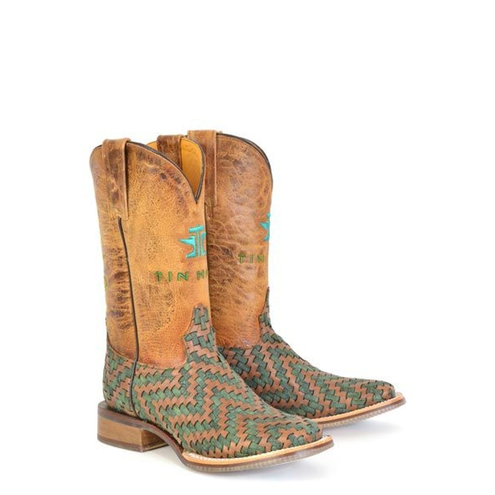 Tin Haul Ladies Horse Sole Sq Toe Boots