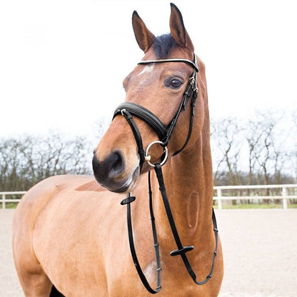 Horze Lester Dressage Snaffle Bridle with Reins