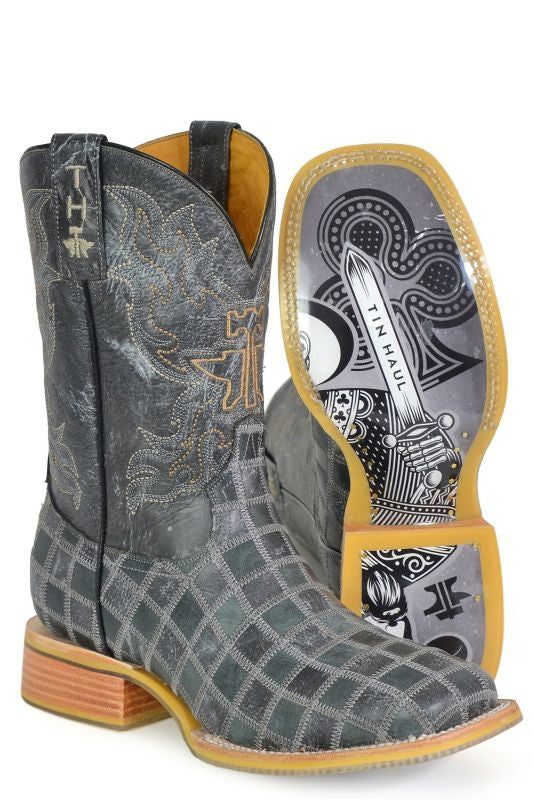 Tin Haul Mens King of Clubs Boots