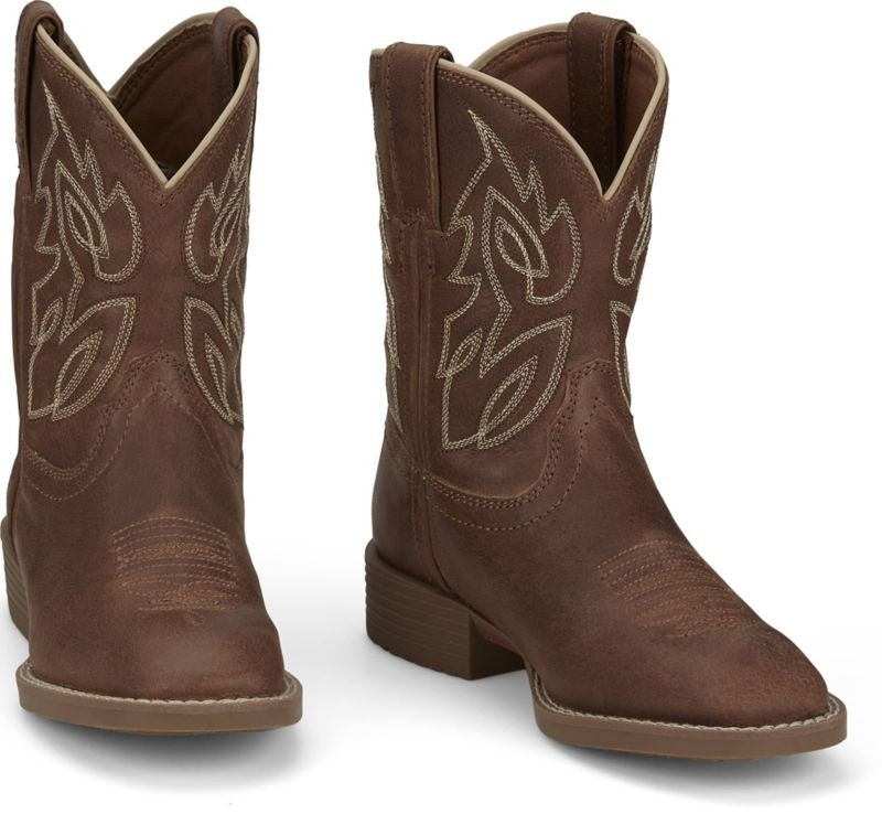 Justin Jrs Canter Square Toe Boots