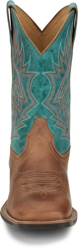 Justin Mens Zeke Sq Toe Boots