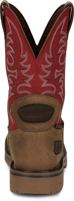Justin Mens Wolfe 11" Waterproof Nano Comp Toe Boots