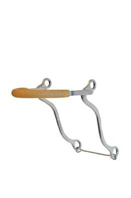 Weaver Hackamore With Rubber Covered Chain Noseband