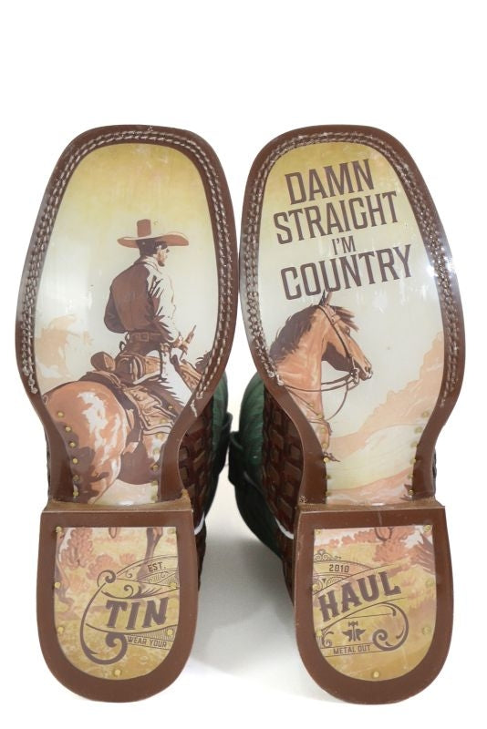 Tin Haul Mens Im Country Sole Boots
