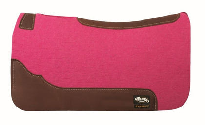 Weaver Synergy Contoured Steam Pressed 100% Merino Wool Felt Performance Saddle Pad