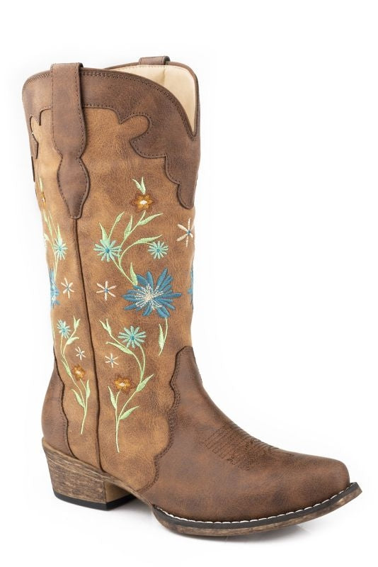 Roper Ladies Riley Blossom Snip Toe Boots