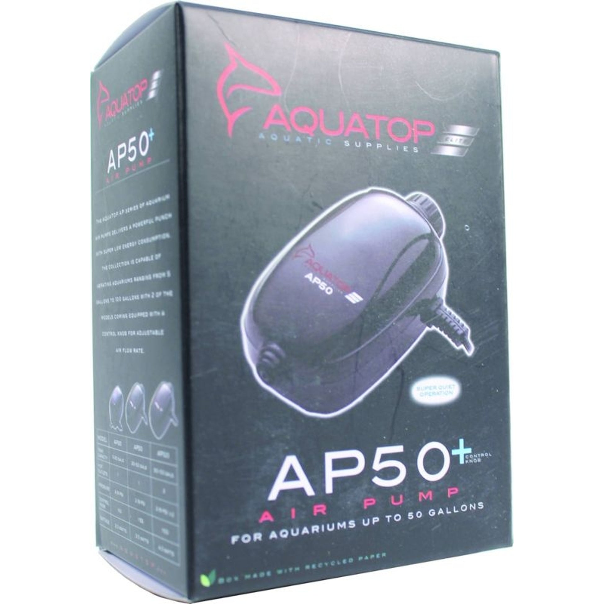 Aquatop Air Pump Single Outlet 20 60 Gallon