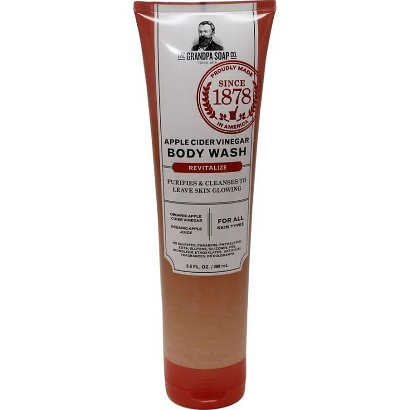Kirks Body Wash Apple Cider Vinegar 9.5 Oz