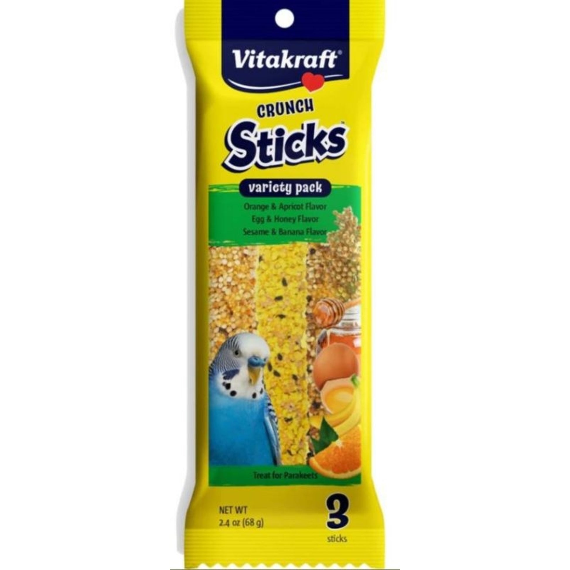 Crunch Sticks Variety Pack Parakeet 3 Pack