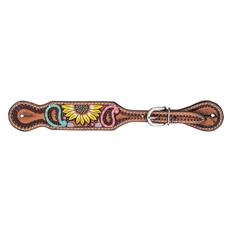 Paisley/Sunflower Spur Straps Light Oil
