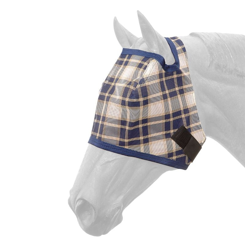 Tough1 Plaid Mesh Fly Mask
