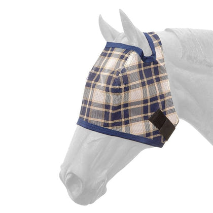Tough1 Plaid Mesh Fly Mask