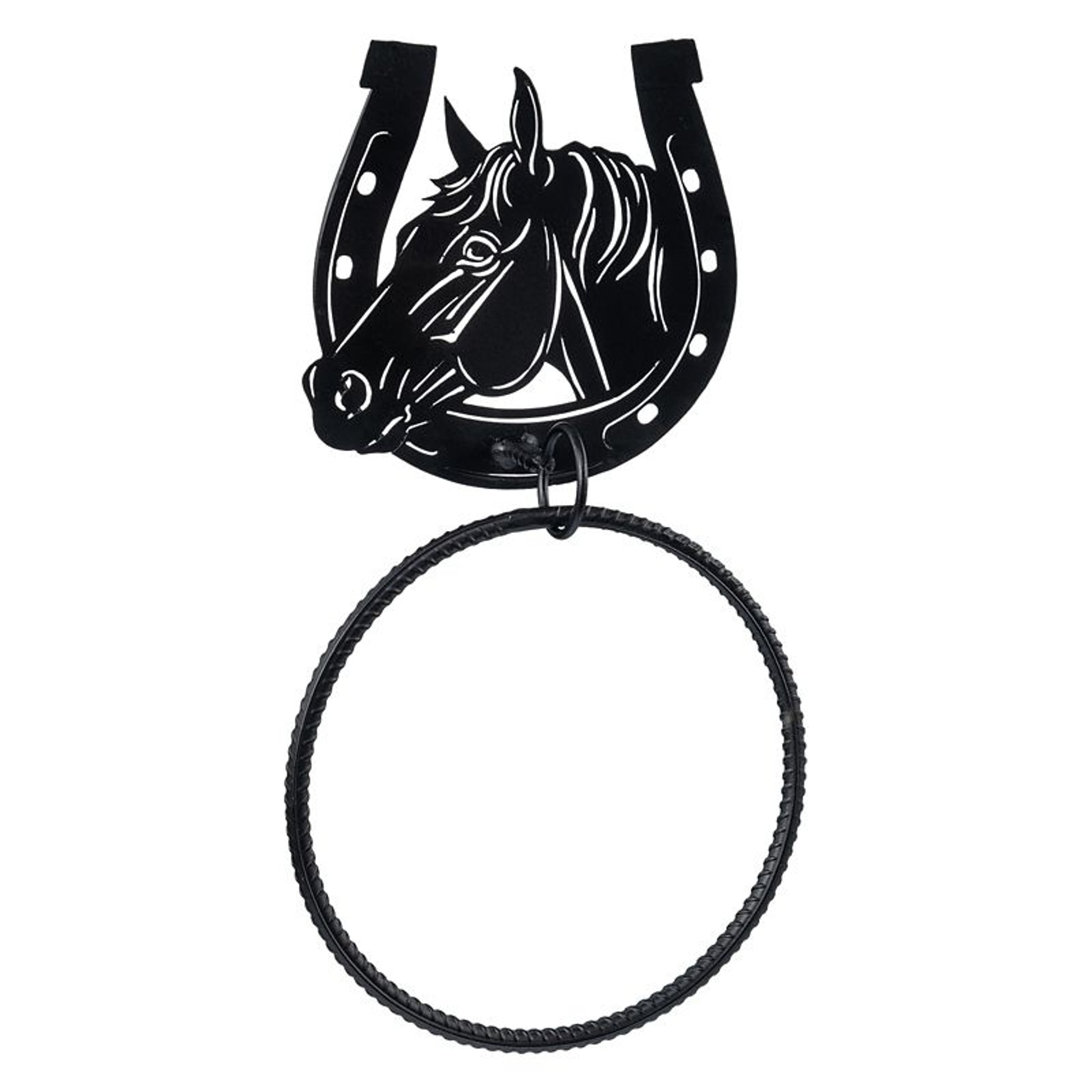Towel Ring Horse/Horseshoe