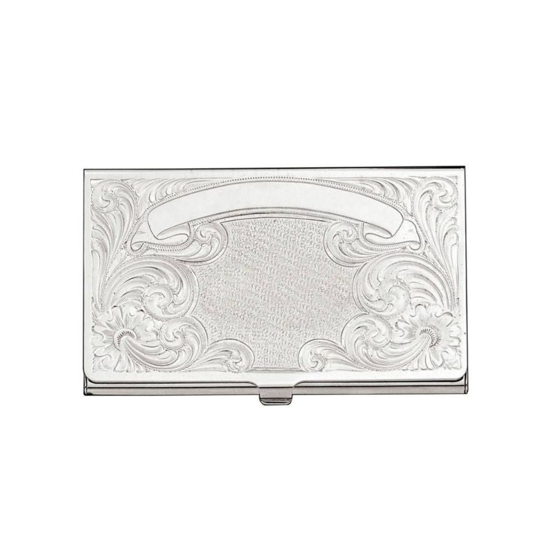 Montana Silversmiths Business Card Holder Silver