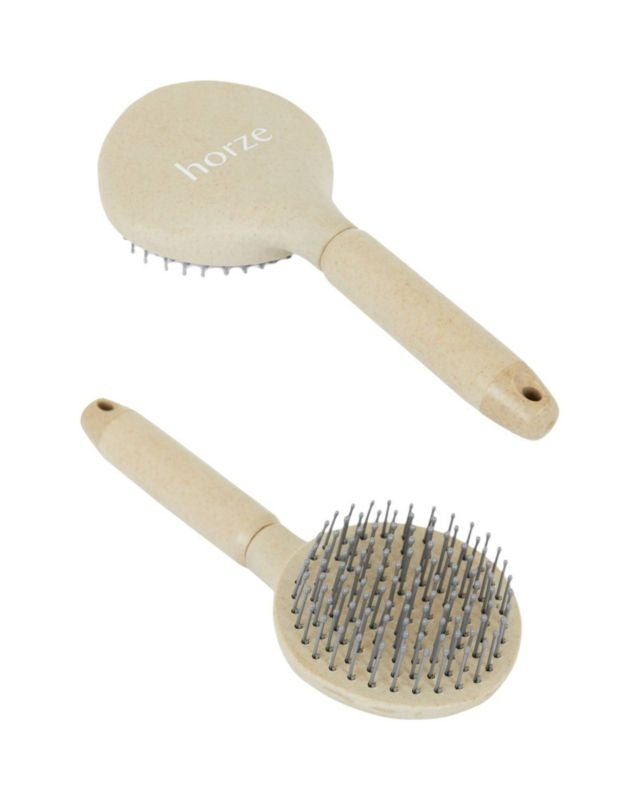 Horze Eco Mane And Tail Brush Beige One Size
