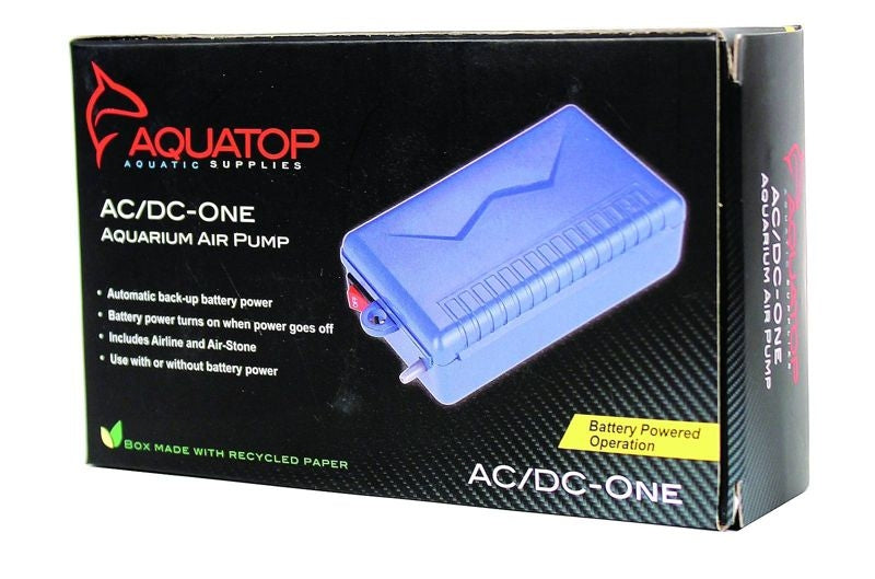 Aquatop Aquarium Air Pump Blue 2.5 L/Min