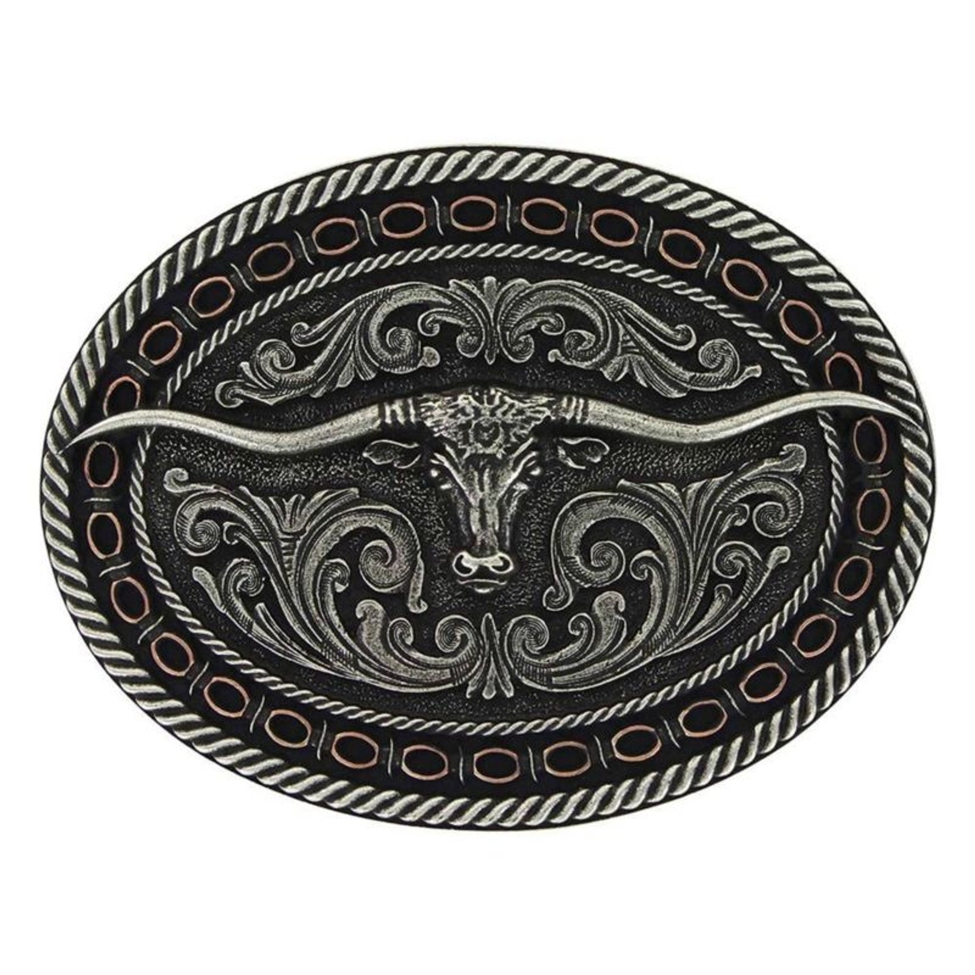 Montana Silversmiths Longhorn Attitude Buckle