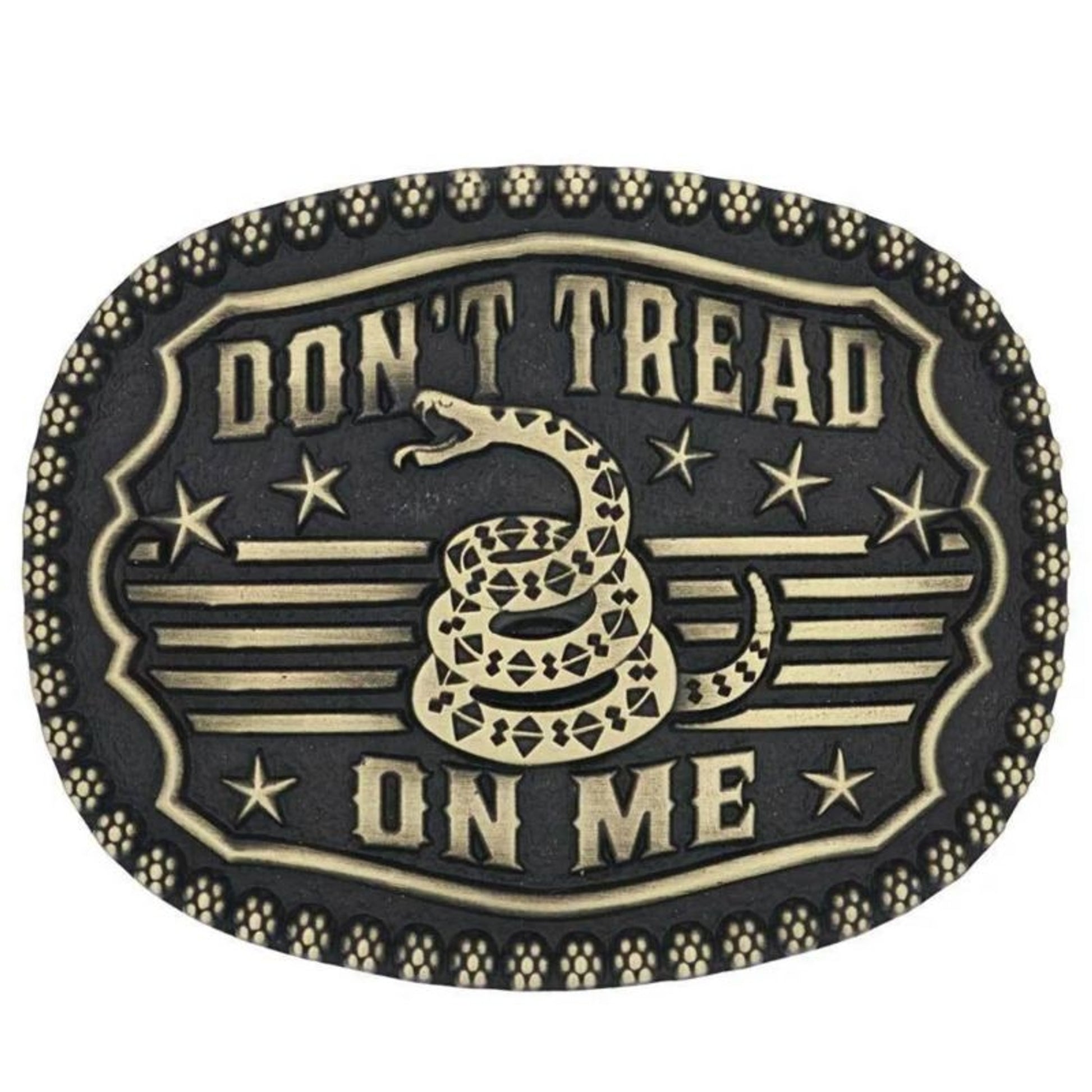 Montana Silversmiths Gadsden Snake Heritage Buckle