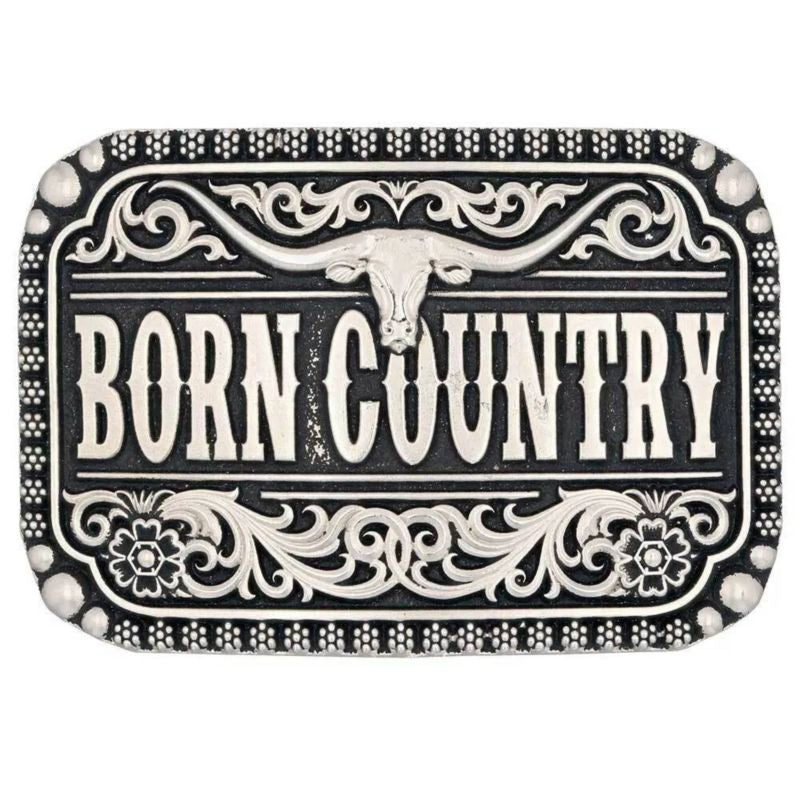 Montana Silversmiths Born Country Buckle Silver