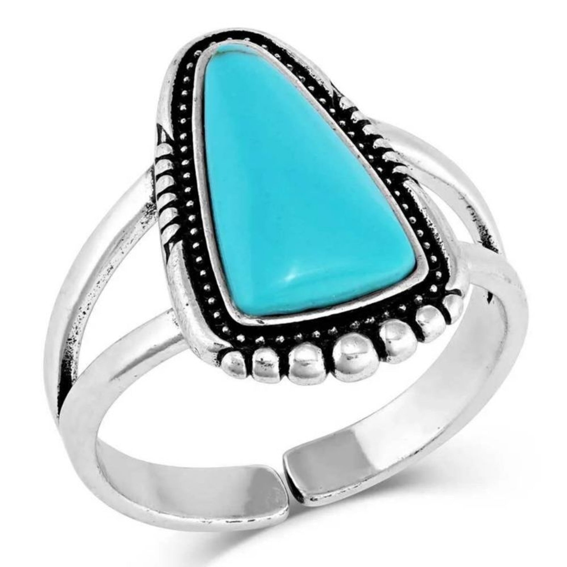Montana Silversmiths Ways Of The West Turq Ring