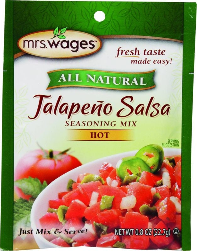 Mrs. Wages Jalapeno Hot Salsa Seasoning Mix 0.8oz