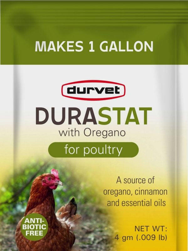 Durvet Durastat with Oregano For Poulty 4 Gram 40pk