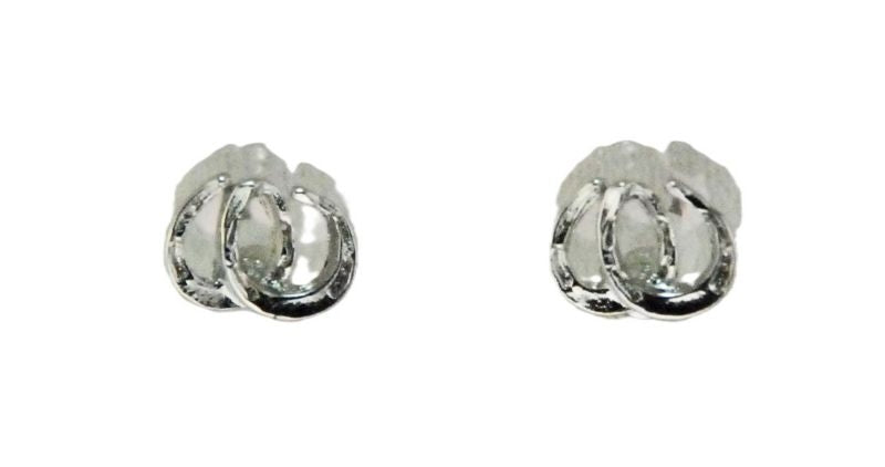 Finishing Touch Dbl Horseshoe Earrings 1/4in