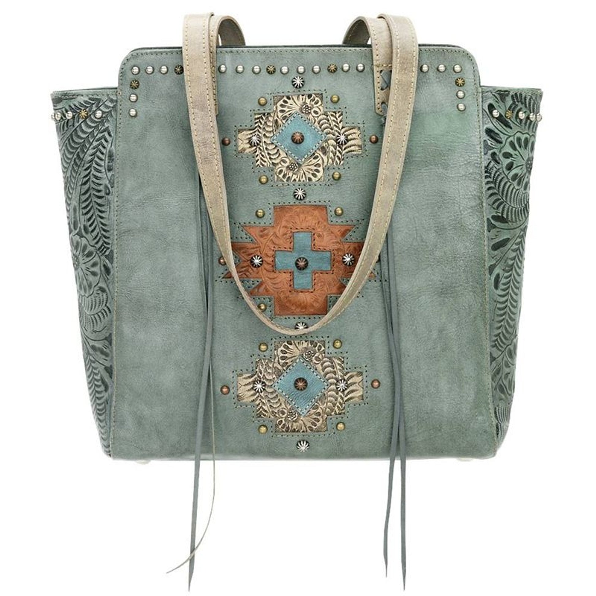 American West Navajo Soul Zip Top Tote