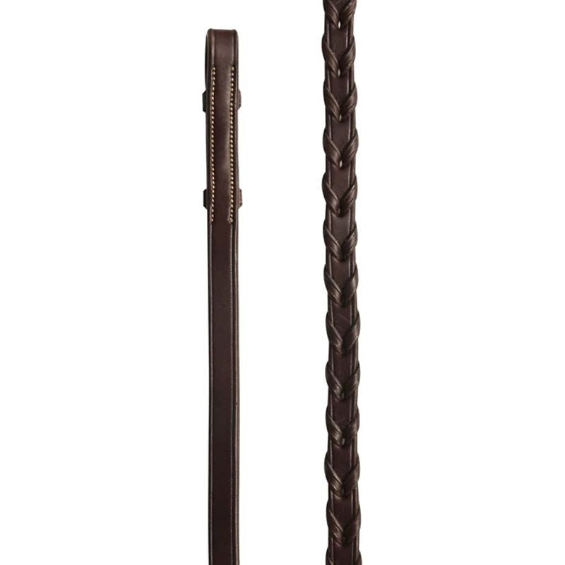 Ovation Plain Lace Reins 5/8 Brown