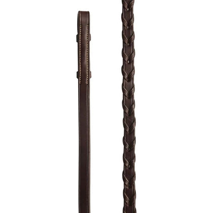 Ovation Plain Lace Reins 5/8 Brown