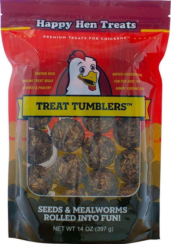 Happy Hen Treats Tumblers Seeds And Mealworms 14oz