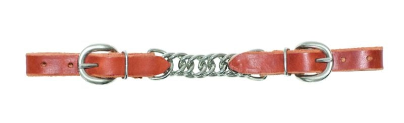 Wildfire Saddlery Harness Flat Chain Curb 5/8Tan