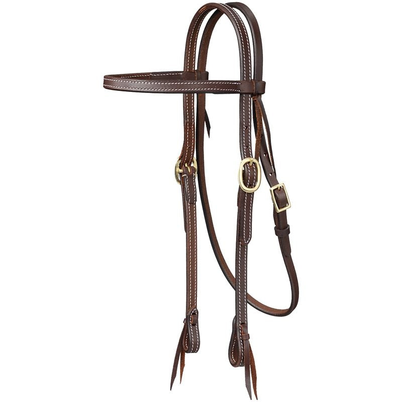 Royal King Double Stitched HLeather BB Headstall