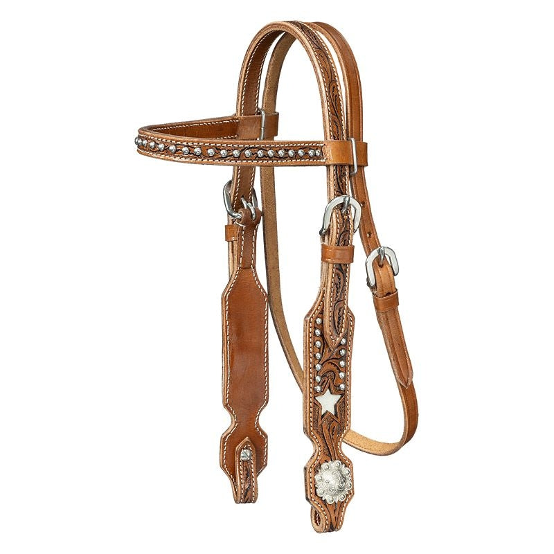 Silver Royal Mini Marshal Browband Headstall