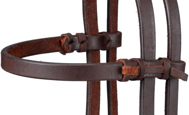 Tough1 Harness Leather Rolled Side Pull