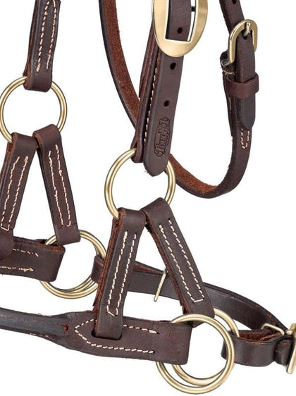 Tough1 Harness Leather Rolled Side Pull