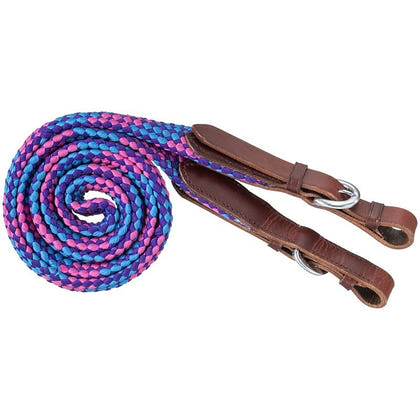 Tough1 5ft Flat Braided Trail Reins