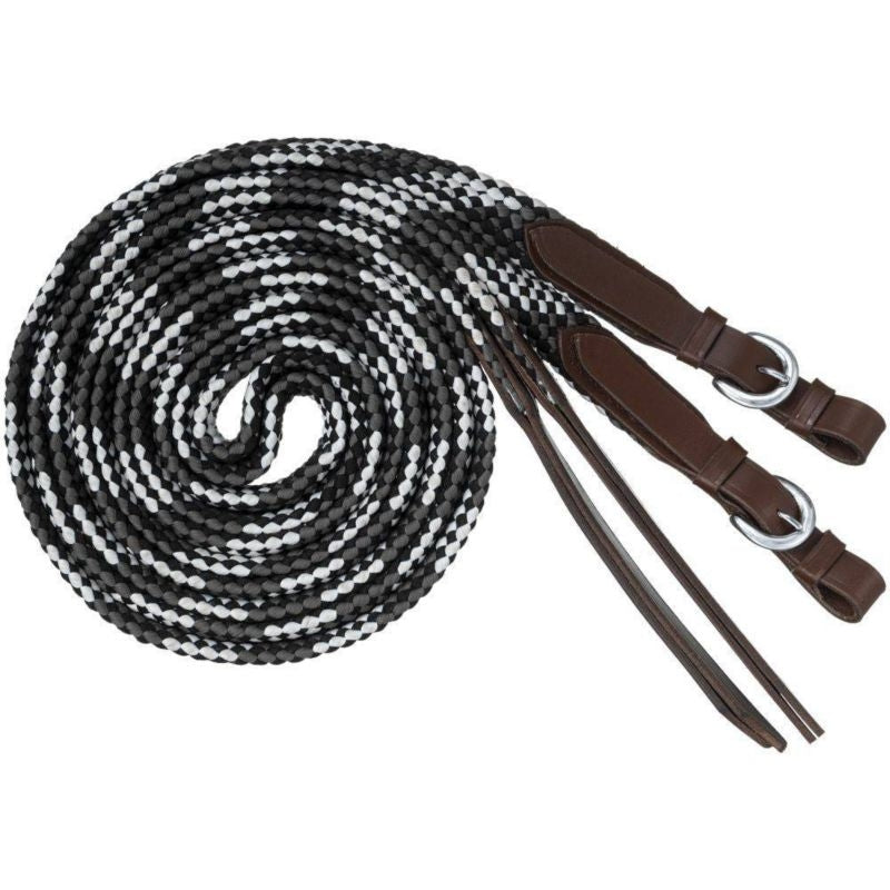 Tough1 Flat Braided Split Reins