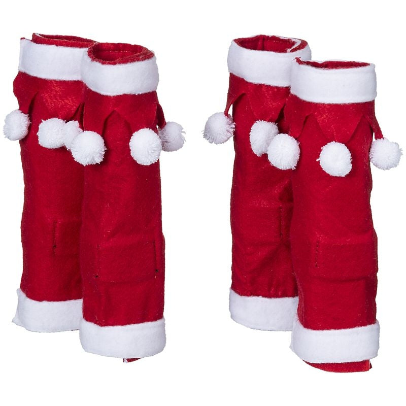 Tough1 Mini Santa Leg Wraps 4 Piece Set