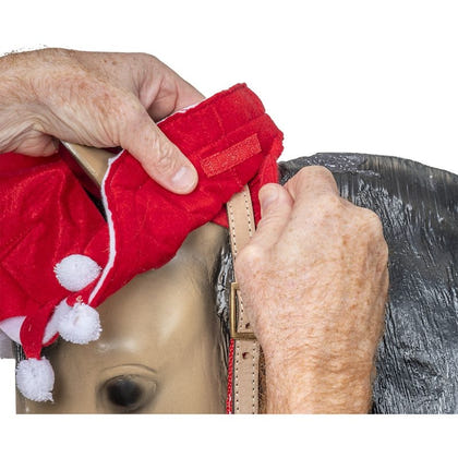 Tough1 Mini Horse Santa Hat