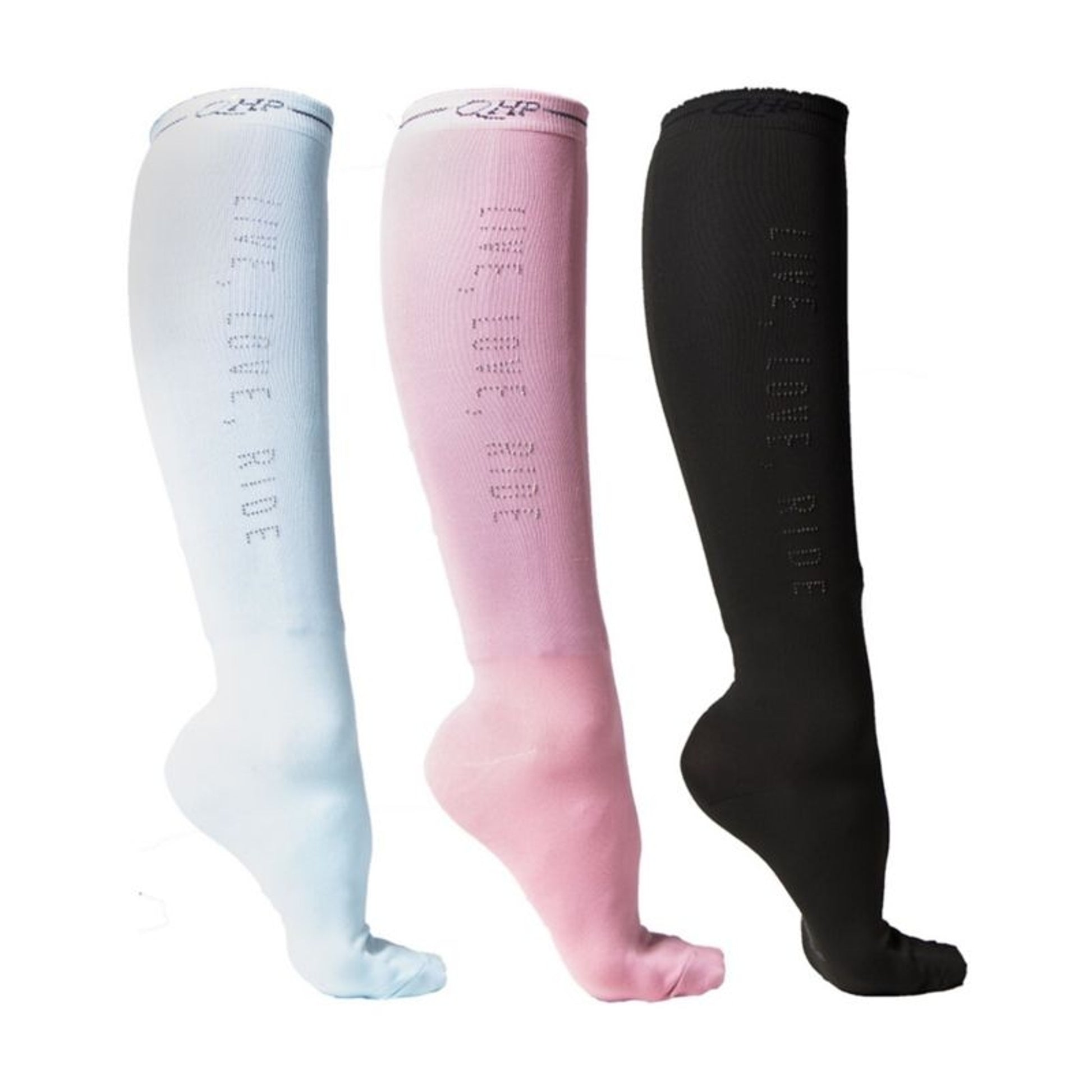 QHP Ladies Astana Knee Stockings 3Pk