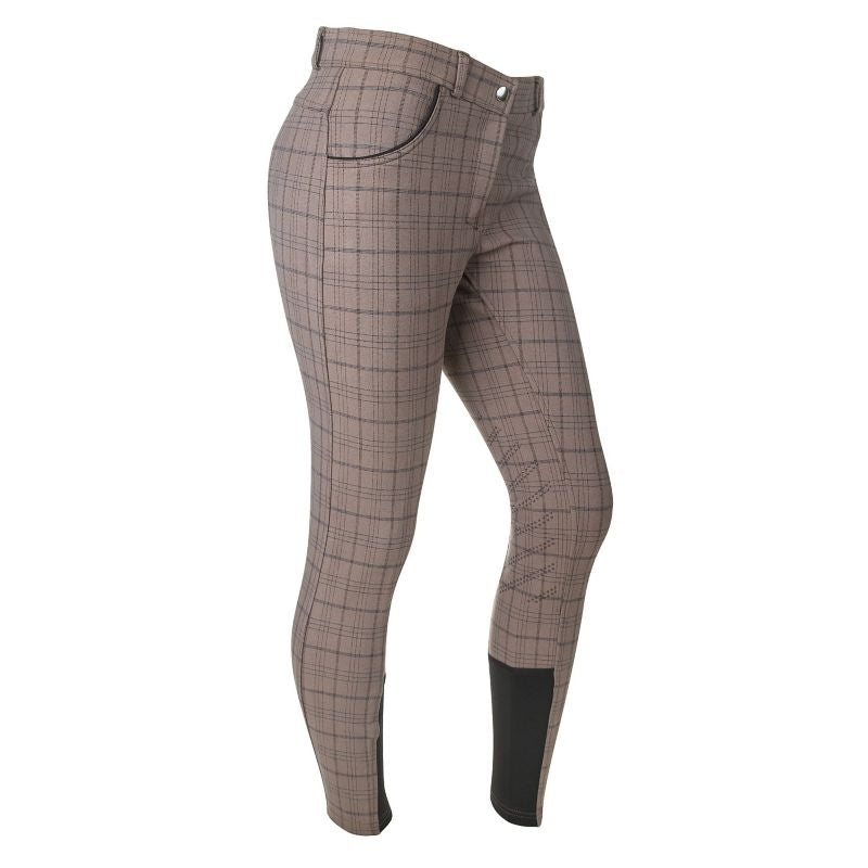 Ashley Classic Ladies FS Breeches Brown/Gray Pla