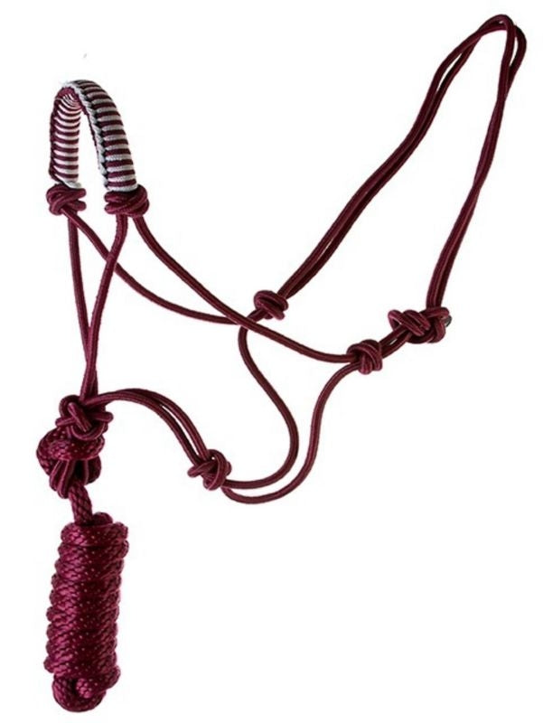 Pony Noseband Rope Halter 7ft Lead