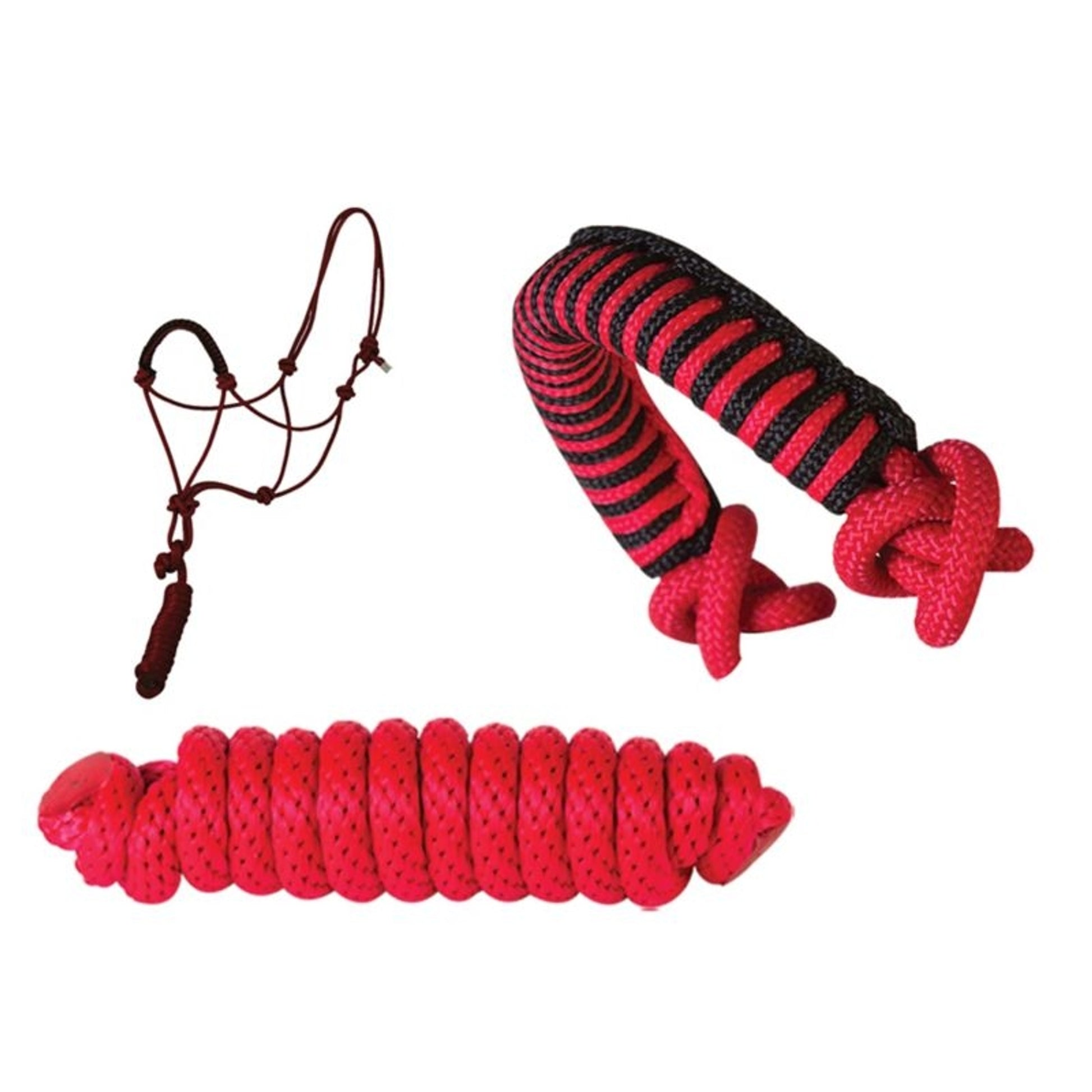 Pony Noseband Rope Halter 7ft Lead