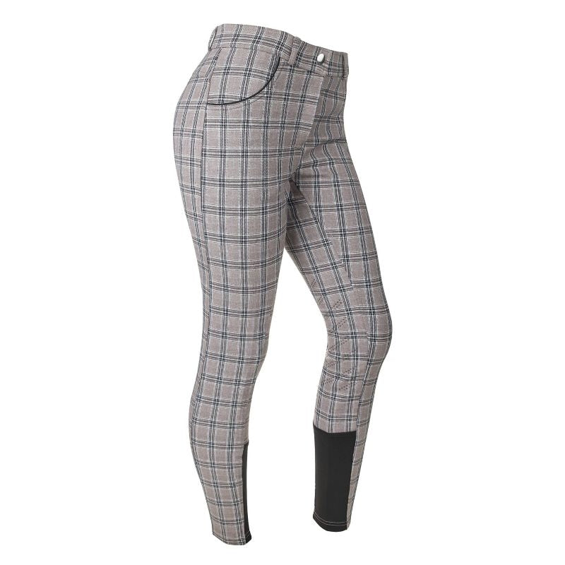Ashley Classic Ladies KP Breeches Black/Grey Plaid