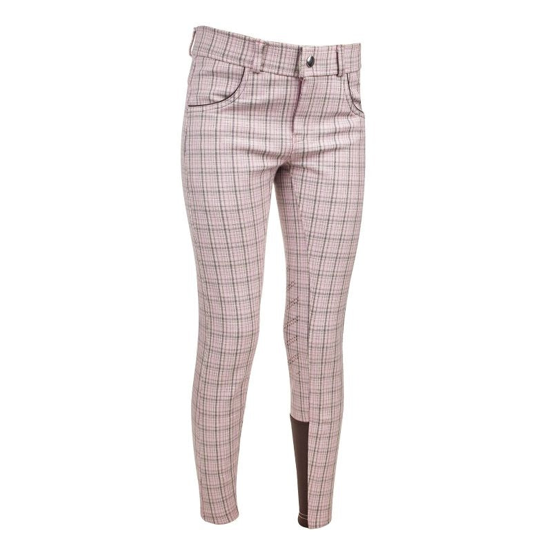 Ashley Classic Kids Knee Patch Breeches Pink/Cream