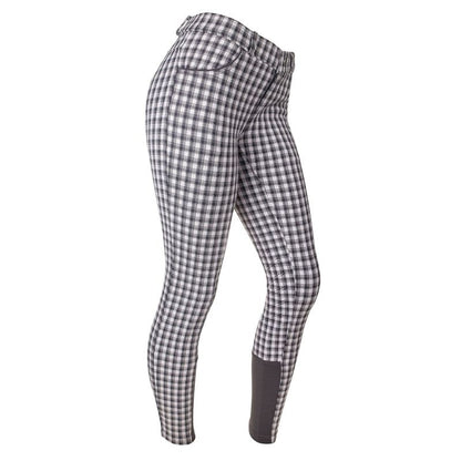 Ashley Classic Kids Knee Patch Breeches Gray/Pink