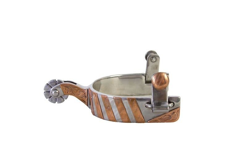 Sweet Iron Copper Banded Trim Spur