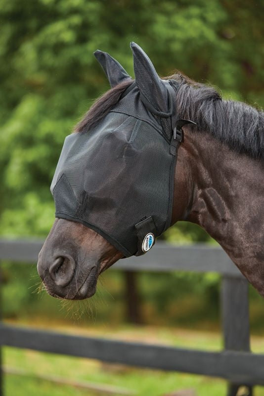 Weatherbeeta ComFiTec Double Dart Deluxe Fly Mask With Ears
